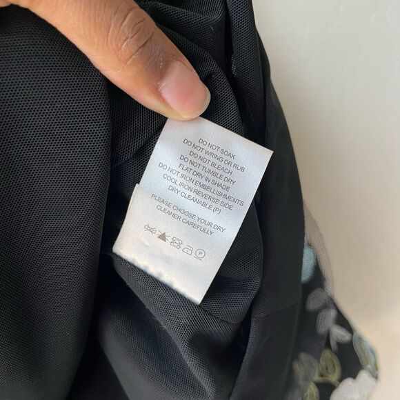 Bronx and Banco Black Floral Mini Dress - Picture 11 of 11